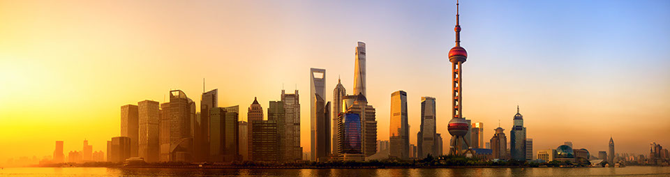 Cityscape in Shanghai, China